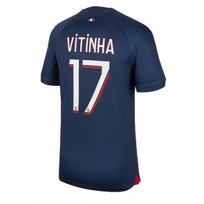 Paris Saint-Germain Vitinha Ferreira #17 Domácí Dres 2023-24 Krátký Rukáv
